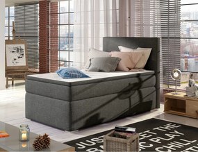 Pat lemn masiv BoxSpring Rocco 90x200 - Sawana 05, Dreapta
