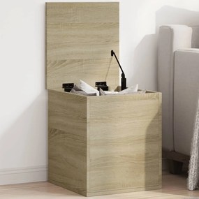 vidaXL Cutie de depozitare, stejar sonoma, 40x42x46 cm, lemn prelucrat