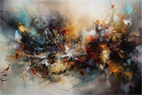 Tablou - Grafică abstractă (90x60 cm)