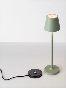 Veioza/Lampa de masa LED portabila exterior IP54 PETIT verde