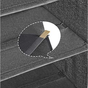 Organizator pentru garderoba, Songmics, RYCH06G, Gri