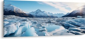 Tablou - Formațiuni glaciare (120x50 cm)