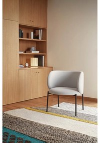 Fotoliu Teulat Mogi, gri deschis