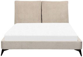Pat matrimonial 140 cm Mellody (gri bej) (cu somieră). 1081351
