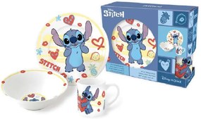 Disney Lilo și Stitch Heart set de masă din porțelan în cutie de cadou
