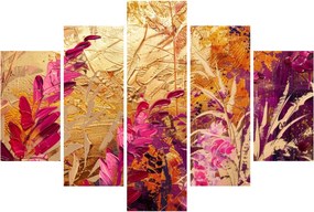 Tablou - Pictură abstractă de flori II. (150x105 cm)