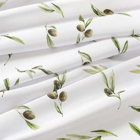 Goldea față de masă teflonată - măsline - ovală 140 x 220 cm