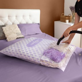 Compactor Set de pungi de depozitare în vidCompress L Lavender 100 l, 70 x 100 cm, 5 buc, 5 buc.