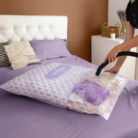 Compactor Set de pungi de depozitare în vidCompress L Lavender 100 l, 70 x 100 cm, 5 buc, 5 buc.