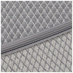 Husă extensibilă de canapea IRPIN gri , 220-260 cm, 220 - 260 cm