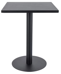 Masa PUB K, negru, metal, 60x60x73 cm