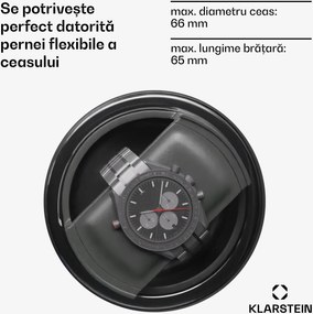 Klarstein Verdon 8, dispozitivul de întors ceasuri, pentru 8 ceasuri, 3 moduri, 5 viteze, LED, telecomandă