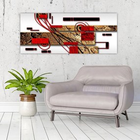 Tablou cu abstracție (120x50 cm)