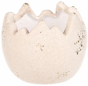 Vase de ceramică pentru flori Coajă în picioare,13 x 13 x 11 cm