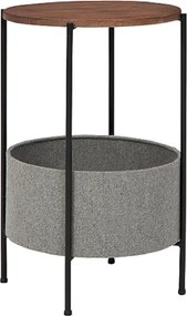 Masuta rotunda cu cos depozitare 60 cm
