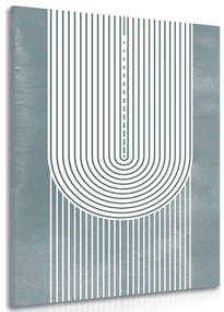 Tablou curcubeu boho Mid-Century