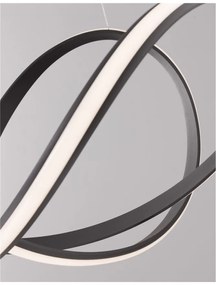 Lustra LED suspendata design modern APUS negru NVL-9348051