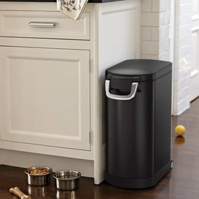 Simplehuman Container pentru hrană uscată cu siguranță 30 l, negru mat, 30 l