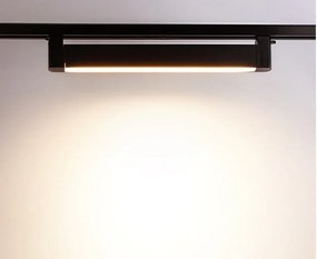 Proiector LED Tip Banda, 30W, 4000K Lumina Neutra, Directionabil Pe Sina Monofazata, Negru