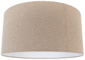 Abajur din material textil bej cu material tip teddy 50/50/25