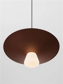 Lustra LED suspendata BARIS Rust Brown 38cm