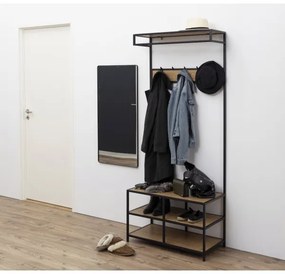 Mobilier de hol SARON stejar/negru