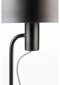 Lampadar negru cu abajur din metal (înălțime 135 cm) Landon – White Label