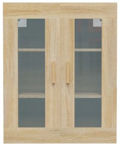 Dulap de perete suspendat, stejar sonoma, 69,5x34x90 cm 1, Stejar sonoma