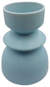 Vaza ceramica Bubble 16cm, Albastru