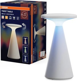 Osram - LED RGB reglabilă, reîncărcabilă, pentru exterior, lampă de masă TWIST LED/1,35W/3,7V 1800 mAh IP44
