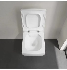 Vas WC rimless suspendat, Villeroy&amp;Boch Memento 2.0, DirectFlush, 37.5x56cm, Alb Alpin, 4633R001