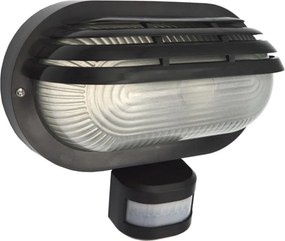Aplica de perete pentru exterior cu senzor ORIKO 1xE27/15W/230V IP54 negru