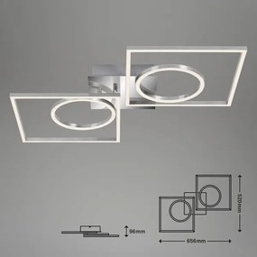 Plafonieră LED dimabilă Briloner 3135-018 FRAME LED/43,8W/230V 3000K