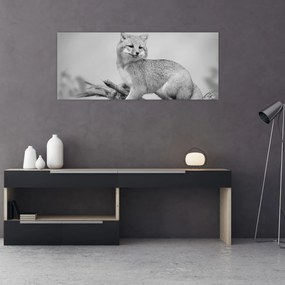 Tablou - Vulpe gri (120x50 cm)