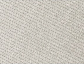 Canapea bej cu tapițerie din catifea reiată 250 cm Tina – Bobochic Paris