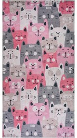 Covor pentru copii roz 120x180 cm Silly Cats – Vitaus