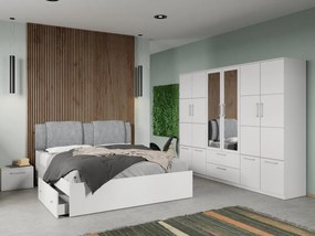 Set mobila dormitor 4 piese Alb Adapto C16