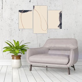 Tablou - Abstractizare bej (90x60 cm)