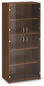 Dulap înalt ProOffice 80 x 45,8 x 178 cm, nuc