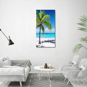 Tablou din Sticlă Plaja tropicala
