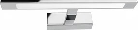 Aplica LED pentru oglindă de baie KLIMT, 8W, 230V, 3000/4000/6000K, 40 cm, IP44, crom lucios