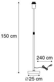 Lampă de podea din oțel reglabilă - Parte