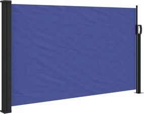 vidaXL Copertina laterală retractabilă, albastru, 120x500 cm