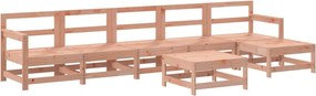 vidaXL Set mobilier de grădină, 7 piese, lemn masiv douglas