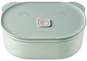 Cutie pentru pranz ceramica Buydeem CT3007-CG, 500 ml, 19.5x11x16.5 cm, Rezistenta la caldura pana la 230°C, Compatibilă cu cuptorul si cuptorul cu microunde, Verde