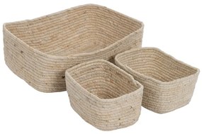 Coșuri de depozitare 3 buc. 35x25x12 cm – Ixia