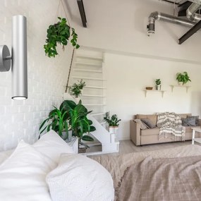 Aplică RAITO 2xGU10/8W/230V argintie