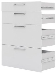 Sertare pentru dulapuri Modulo, alb