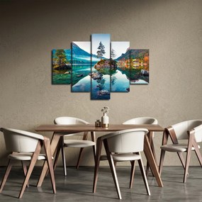 Tablou - Lacul Hintersee, Alpii Bavarezi, Austria (150x105 cm)