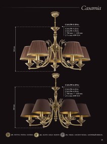 Candelabru 3 brate design clasic realizat manual CASAMIA